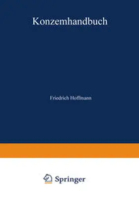 Hoffmann |  Konzernhandbuch | eBook | Sack Fachmedien