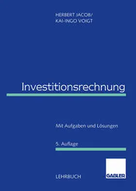 Jacob / Voigt | Investitionsrechnung | E-Book | sack.de