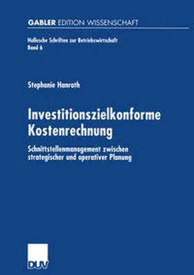 Hanrath | Investitionszielkonforme Kostenrechnung | E-Book | sack.de