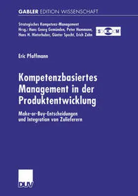 Pfaffmann |  Kompetenzbasiertes Management in der Produktentwicklung | eBook | Sack Fachmedien