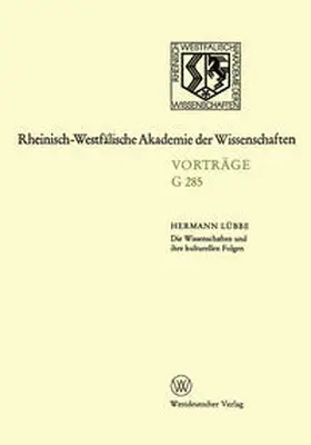 Lübbe |  Die Wissenschaften und ihre kulturellen Folgen | eBook | Sack Fachmedien