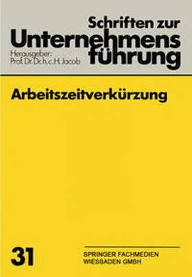 Jacob |  Arbeitszeitverkürzung | eBook | Sack Fachmedien