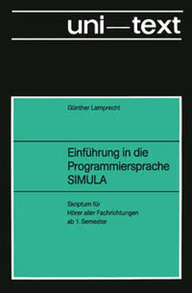 Lamprecht | Einführung in die Programmiersprache SIMULA | E-Book | www2.sack.de