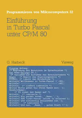 Harbeck |  Einführung in Turbo Pascal unter CP/M 80 | eBook | Sack Fachmedien