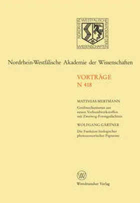 Mertmann |  Nordrhein-Westfälische Akademie der Wissenschaften | eBook | Sack Fachmedien