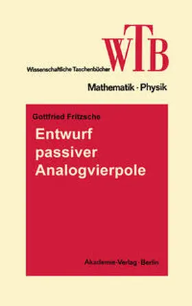 Fritzsche |  Entwurf passiver Analogvierpole | eBook | Sack Fachmedien