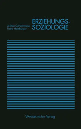 Gerstenmaier |  Erziehungssoziologie | eBook | Sack Fachmedien