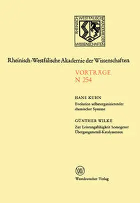 Kuhn | Evolution selbstorganisierender chemischer Systeme. Zur Leistungsfähigkeit homogener Übergangsmetall-Katalysatoren | E-Book | sack.de