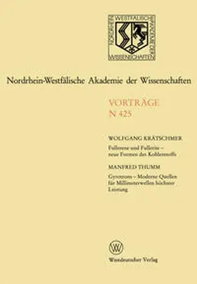 Kratschmer | Nordrhein-Westfälische Akademie der Wissenschaften | E-Book | sack.de