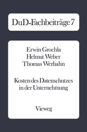 Grochla | Kosten des Datenschutzes in der Unternehmung | E-Book | www2.sack.de
