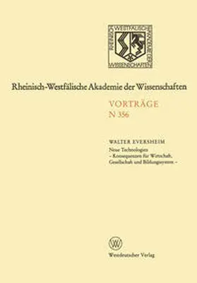 Eversheim |  Natur-, Ingenieur- und Wirtschaftswissenschaften | eBook | Sack Fachmedien