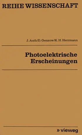 Auth |  Photoelektrische Erscheinungen | eBook | Sack Fachmedien