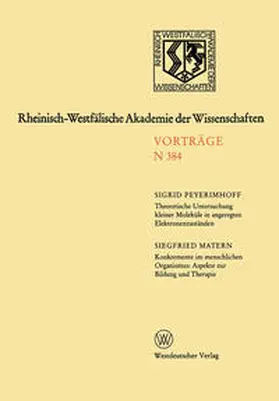 Peyerimhoff |  Rheinisch-Westfälische Akademie der Wissenschaften | eBook | Sack Fachmedien