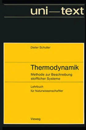 Schuller |  Thermodynamik | eBook | Sack Fachmedien
