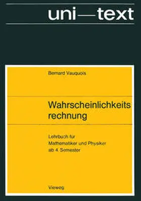Vauquois |  Wahrscheinlichkeitsrechnung | eBook | Sack Fachmedien