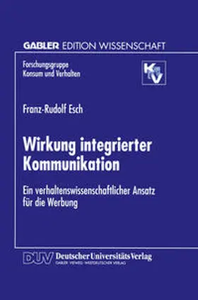 Esch |  Wirkung integrierter Kommunikation | eBook | Sack Fachmedien