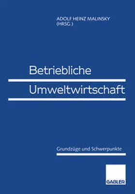 Malinsky |  Betriebliche Umweltwirtschaft | eBook | Sack Fachmedien