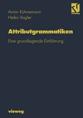 Kühnemann / Vogler | Attributgrammatiken | E-Book | www2.sack.de