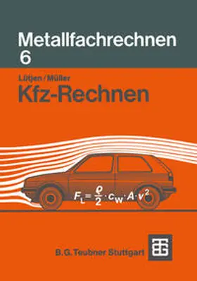 Lütjen / Müller | Kfz-Rechnen | E-Book | www2.sack.de