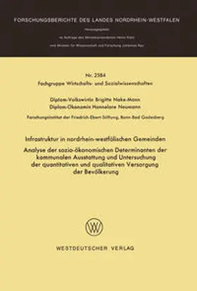 Nake-Mann |  Infrastruktur in nordrhein-westfälischen Gemeinden | eBook | Sack Fachmedien