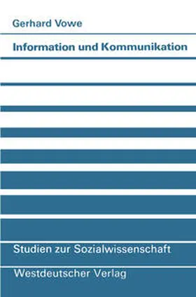 Vowe |  Information und Kommunikation | eBook | Sack Fachmedien