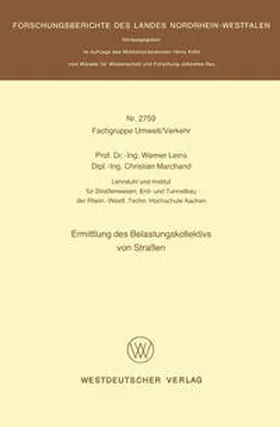 Leins |  Ermittlung des Belastungskollektivs von Straßen | eBook | Sack Fachmedien