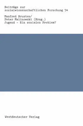 Brusten / Malinowski |  Jugend — Ein soziales Problem? | eBook | Sack Fachmedien