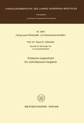 Allerbeck | Politische Ungleichheit | E-Book | sack.de