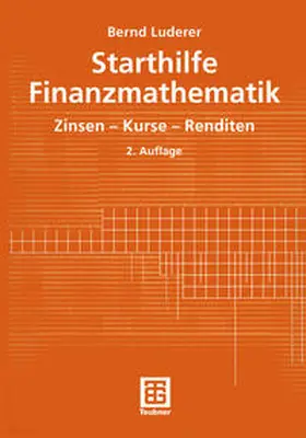 Luderer |  Starthilfe Finanzmathematik | eBook | Sack Fachmedien