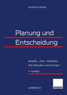 Adam |  Planung und Entscheidung | Buch |  Sack Fachmedien