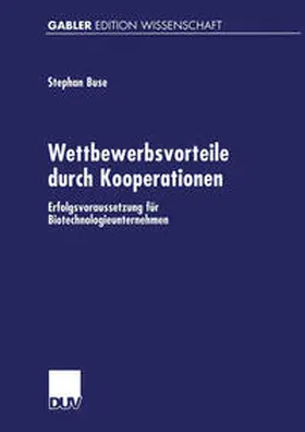 Buse |  Wettbewerbsvorteile durch Kooperationen | eBook | Sack Fachmedien