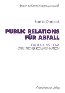 Dernbach |  Public Relations für Abfall | eBook | Sack Fachmedien