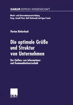 Bieberbach | Die optimale Größe und Struktur von Unternehmen | E-Book | sack.de