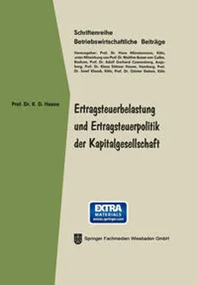 Haase | Ertragsteuerbelastung und Ertragsteuerpolitik der Kapitalgesellschaft | E-Book | sack.de