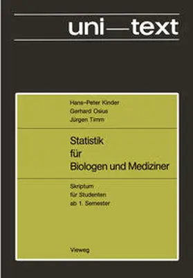Kinder |  Statistik für Biologen und Mediziner | eBook | Sack Fachmedien
