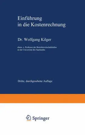  Einführung in die Kostenrechnung | eBook | Sack Fachmedien