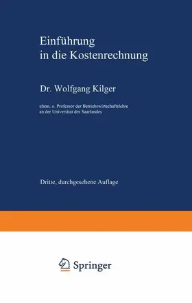  Einführung in die Kostenrechnung | Buch |  Sack Fachmedien