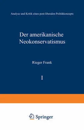 Frank | Der amerikanische Neokonservatismus | E-Book | www2.sack.de