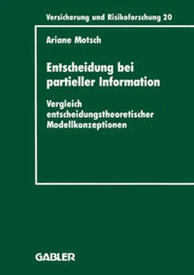 Motsch | Entscheidung bei partieller Information | E-Book | sack.de