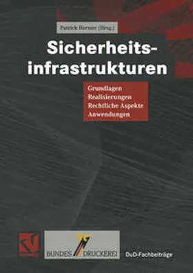 Horster | Sicherheitsinfrastrukturen | E-Book | www2.sack.de