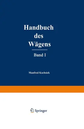 Kochsiek |  Handbuch des Wägens | Buch |  Sack Fachmedien