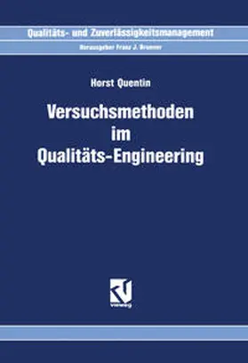 Quentin | Versuchsmethoden im Qualitäts-Engineering | E-Book | sack.de