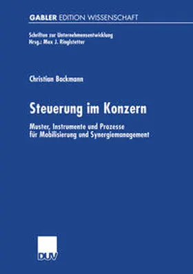 Backmann |  Steuerung im Konzern | eBook | Sack Fachmedien