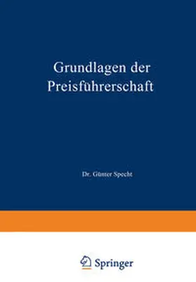 Specht |  Grundlagen der Preisführerschaft | eBook | Sack Fachmedien