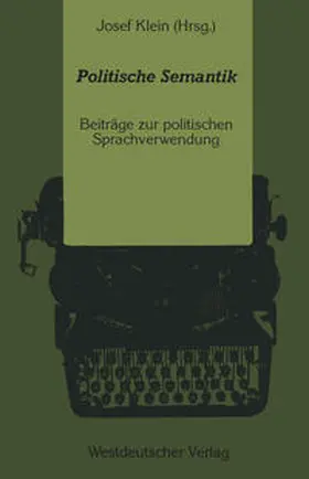 Klein |  Politische Semantik | eBook | Sack Fachmedien