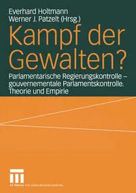Holtmann / Patzelt | Kampf der Gewalten? | E-Book | sack.de