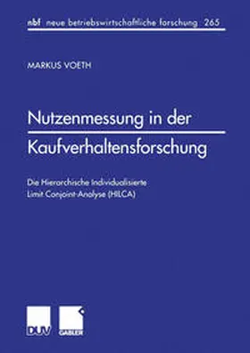 Voeth |  Nutzenmessung in der Kaufverhaltensforschung | eBook | Sack Fachmedien