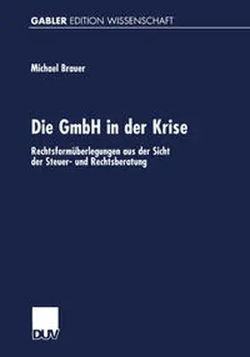 Brauer | Die GmbH in der Krise | E-Book | sack.de