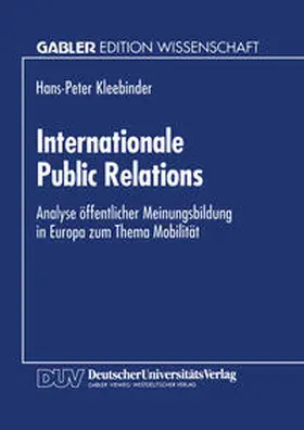  Internationale Public Relations | eBook | Sack Fachmedien