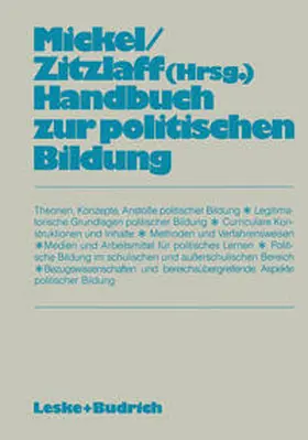 Mickel | Handbuch zur politischen Bildung | E-Book | sack.de